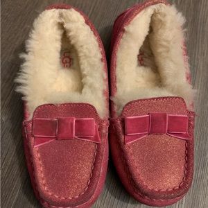 Authentic Toddler Ugg Metallic Dakota Loafer Size 11
